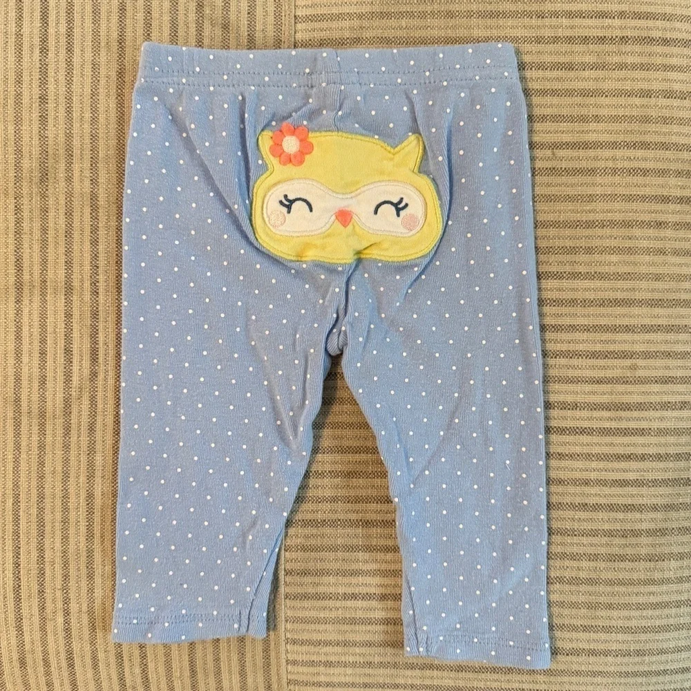 Owl Butt Polka Dot Leggings